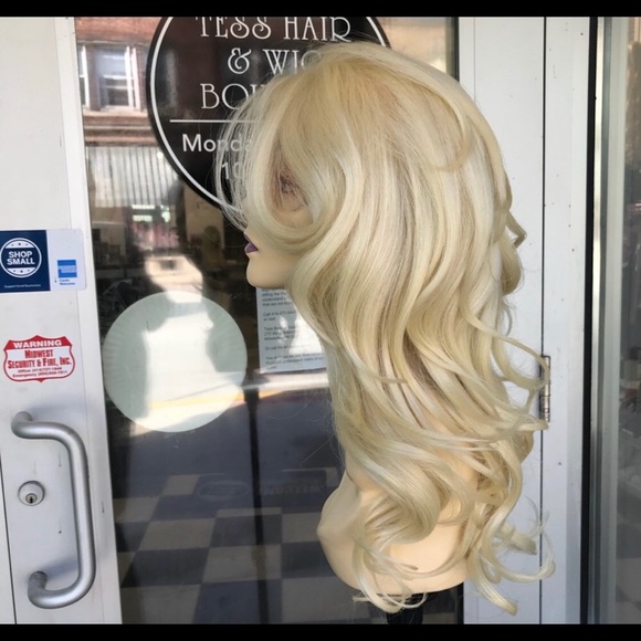 Fulllace Blonde 613 Romance curl Human hair blende